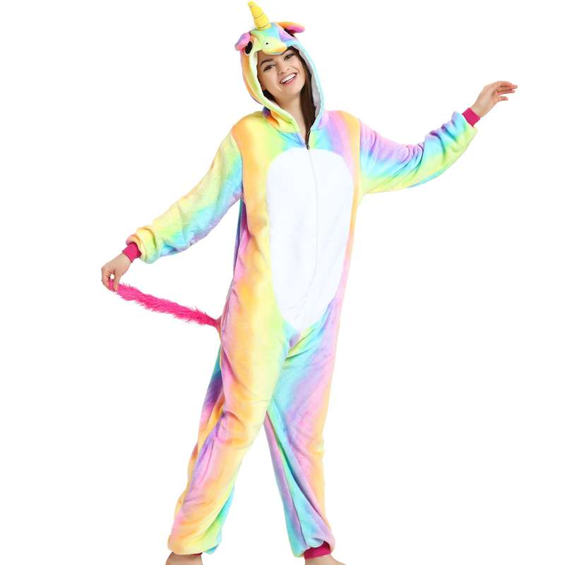 Adults Rainbow Starry Unicorn Onesie
