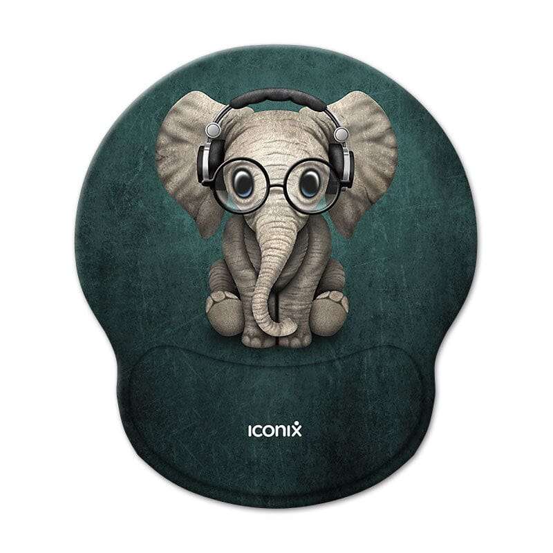 Baby Elly DJ Mouse Pad with Gel Wrist Guard Support