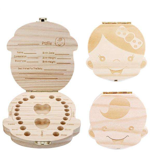 Baby Tooth Keepsake Box - For Girl