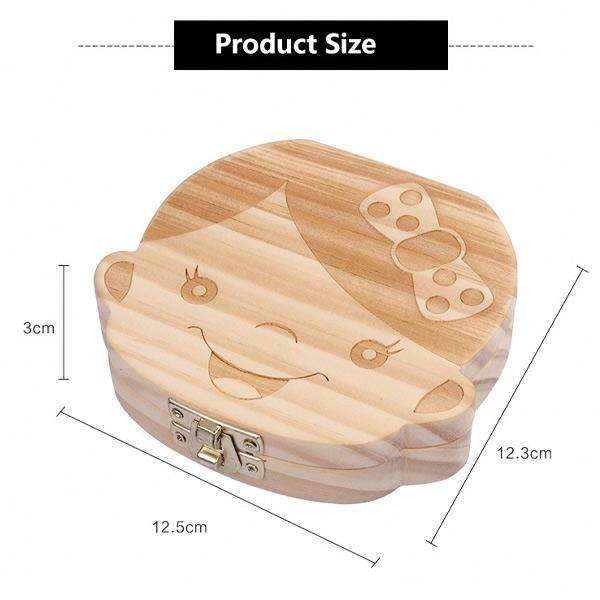 Baby Tooth Keepsake Box - For Girl