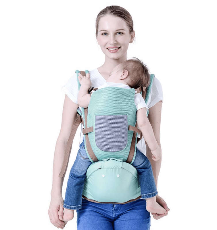 Breathable Multifunctional Baby Carrier - Blue