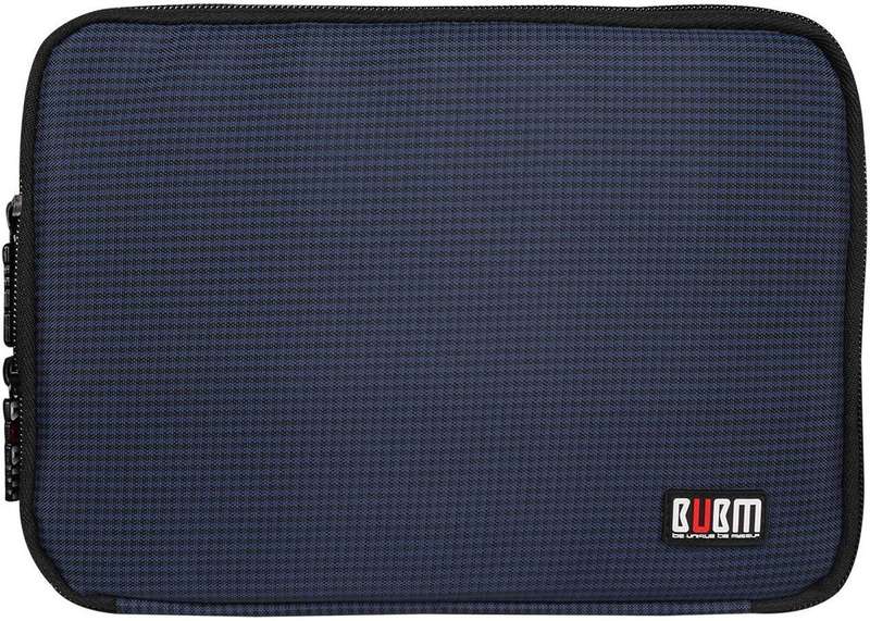 BUBM Double-Layered Travel Gadget Organiser Bag-DIO-XL - Navy Blue