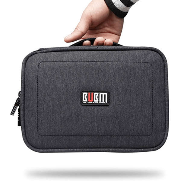 BUBM Small Cable and Gadget Organiser Carry Case - Red