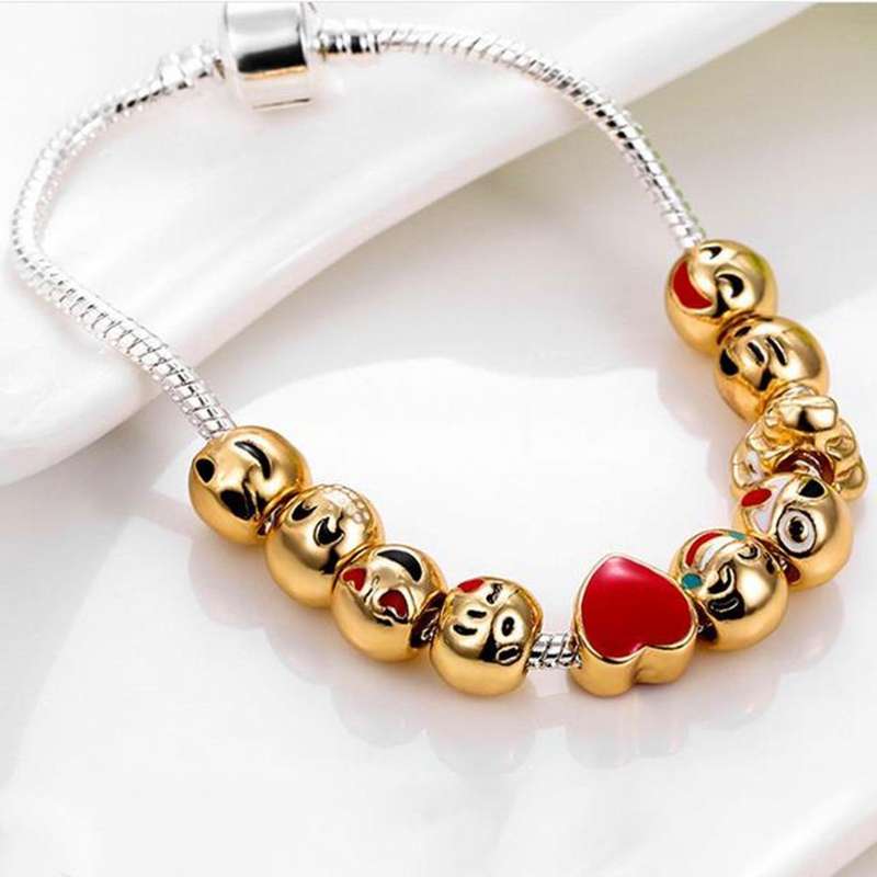 Charming Emoji-themed bracelet