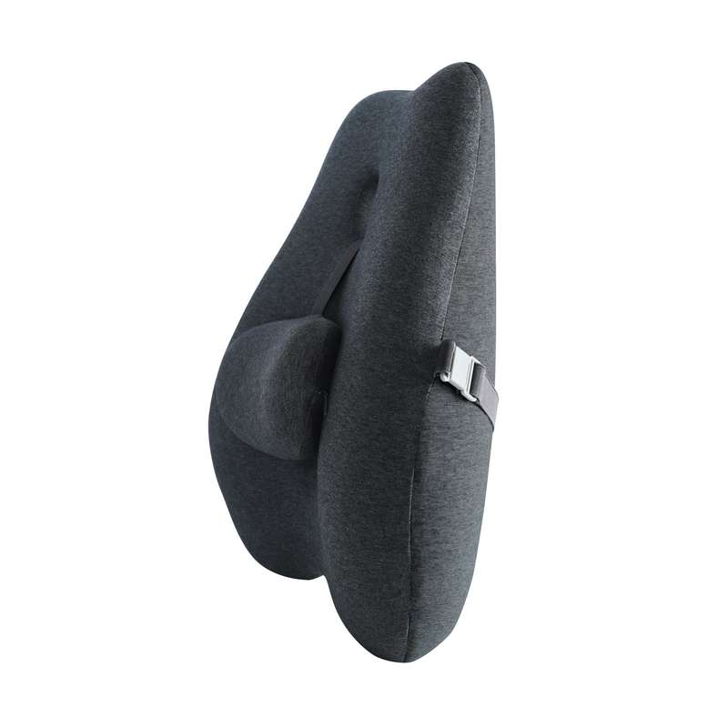 Contoured Memory Foam Lumbar and Waist Support Chair Cushion