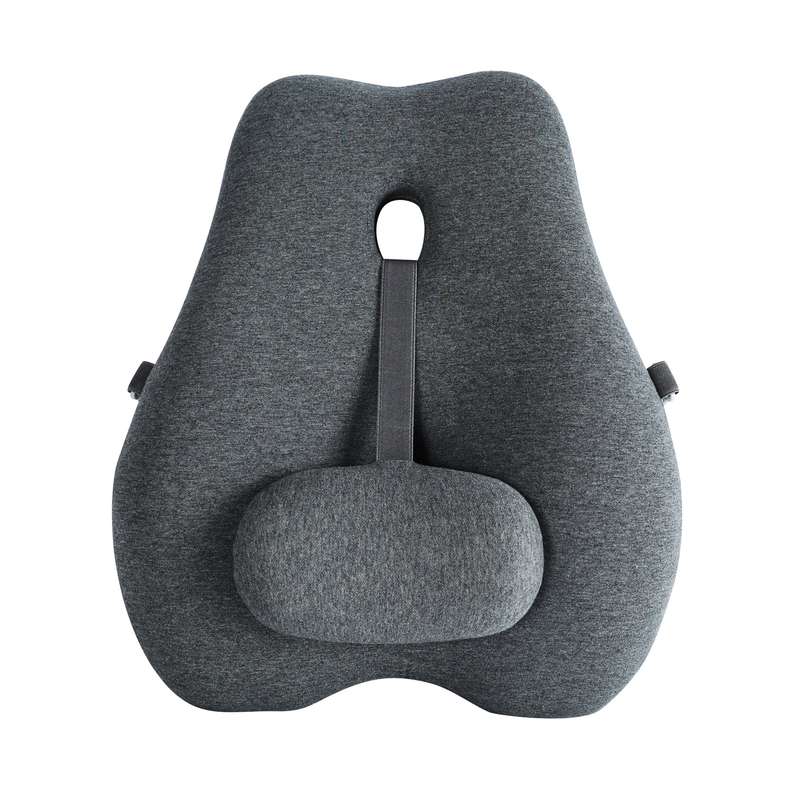 Contoured Memory Foam Lumbar and Waist Support Chair Cushion