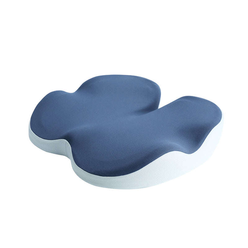 Contoured Memory Foam Office Chair Sitting Cushion - Blue