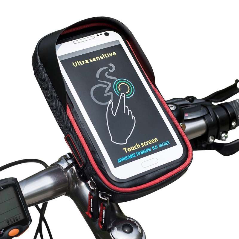 Handle Bar Mountable Waterproof Phone Pouch B17