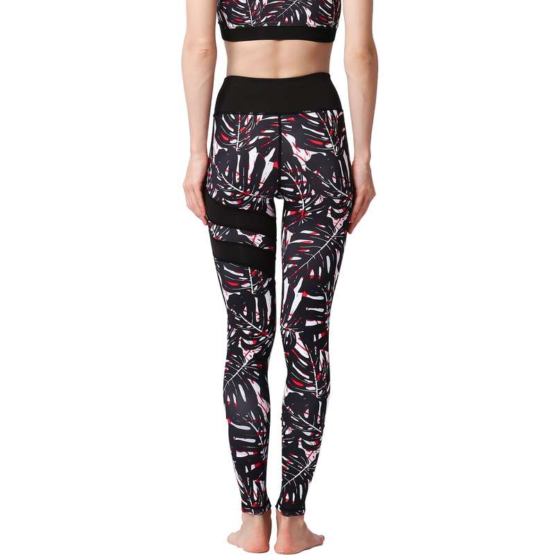 Iconix Ladies Black Fern Yoga Leggings
