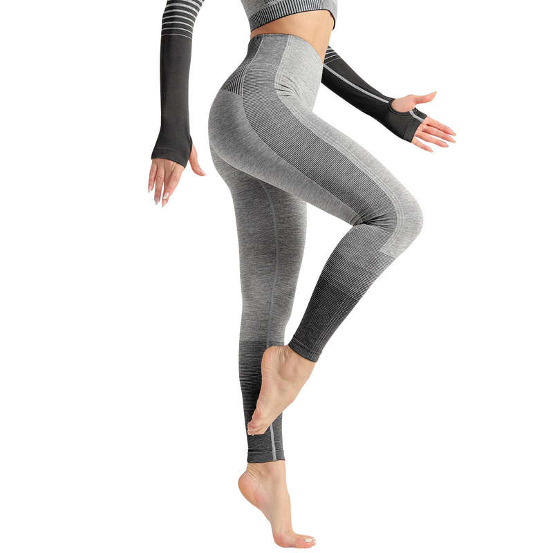 Iconix Ladies Black Impressions Seamless Leggings