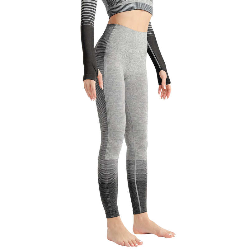 Iconix Ladies Black Impressions Seamless Leggings