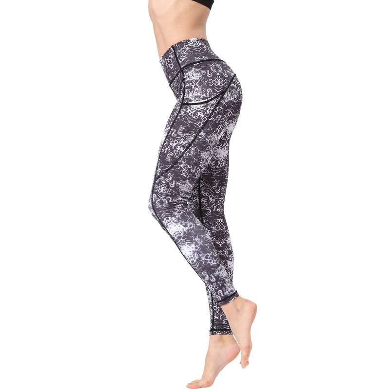 Iconix Ladies Grey Blaze Yoga Leggings