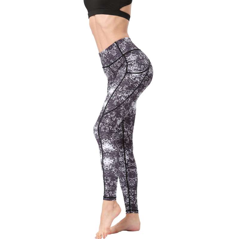 Iconix Ladies Grey Blaze Yoga Leggings