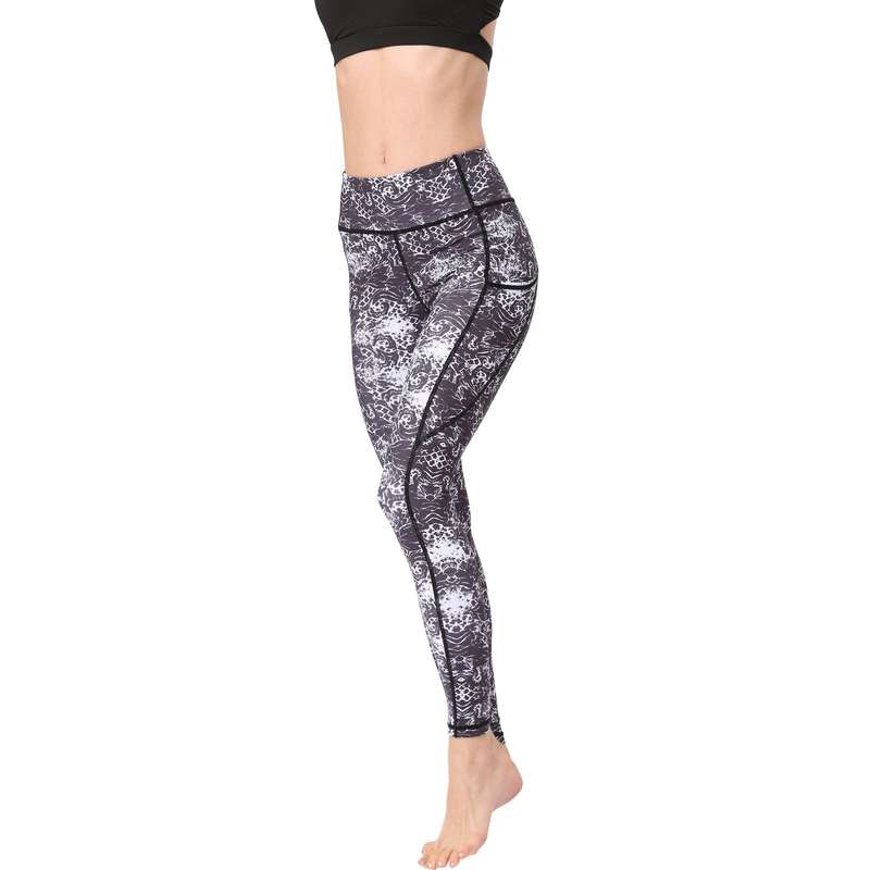 Iconix Ladies Grey Blaze Yoga Leggings