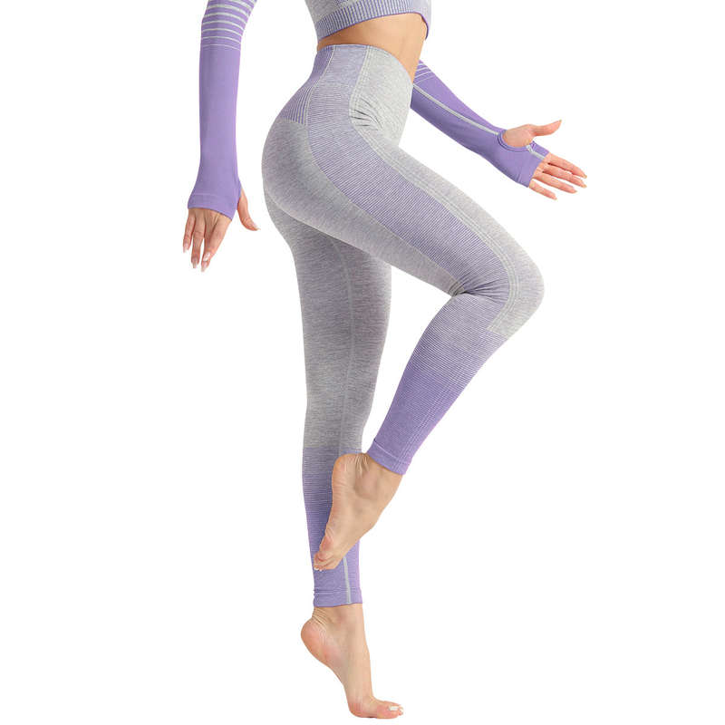 Iconix Ladies Purple Impressions Seamless Leggings