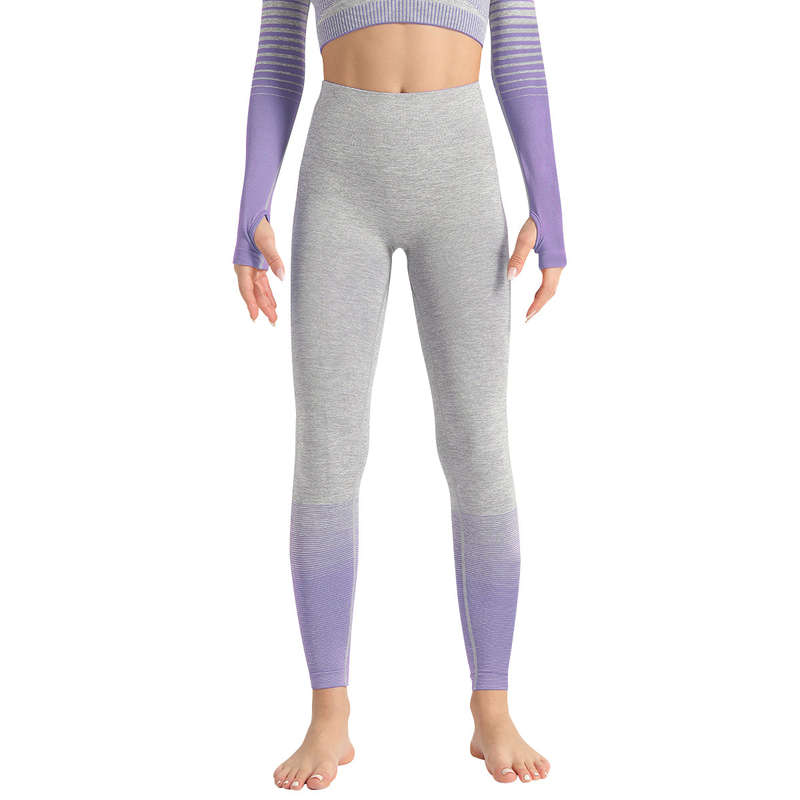 Iconix Ladies Purple Impressions Seamless Leggings