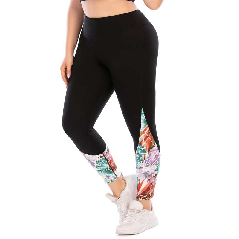 Iconix Plus Size Ladies Black Interlude Leggings