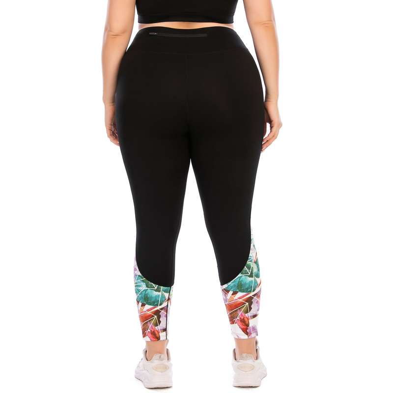 Iconix Plus Size Ladies Black Interlude Leggings