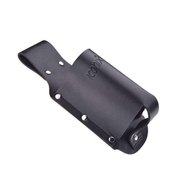 Iconix Pu Leather Beer Holster - Black