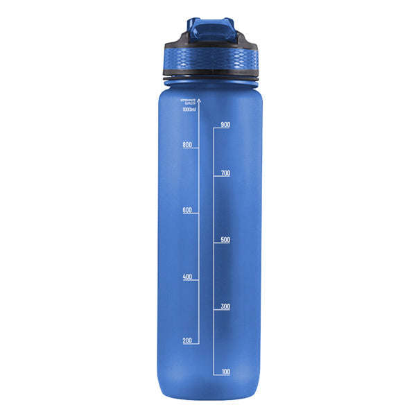Iconix South African Motivational Time Marker Water Bottle  Blue