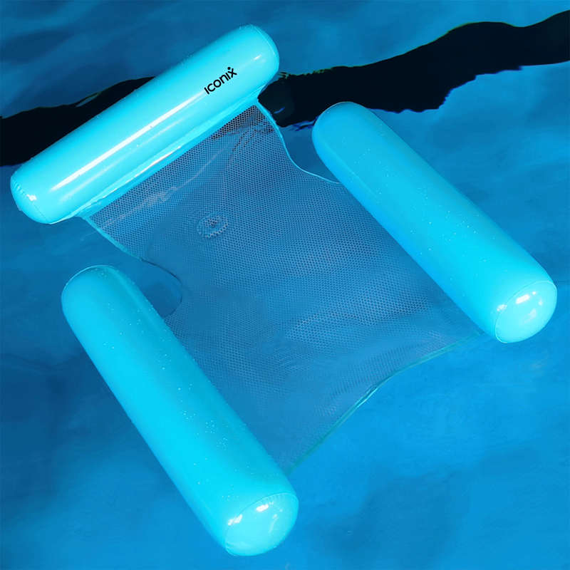 Inflatable Pool Hammock Lounger Chair - Sky Blue