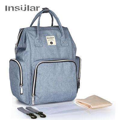 Insular Mommy Nappy Bag Backpack with Wipe Case