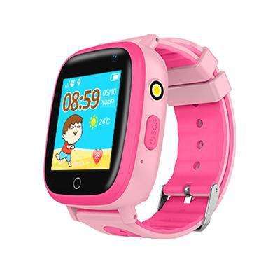 IP68 Water Resistant Kids GPS Smart Watch with Side Sim | In Blue or Pink with 1,44'' Touc... - PINK