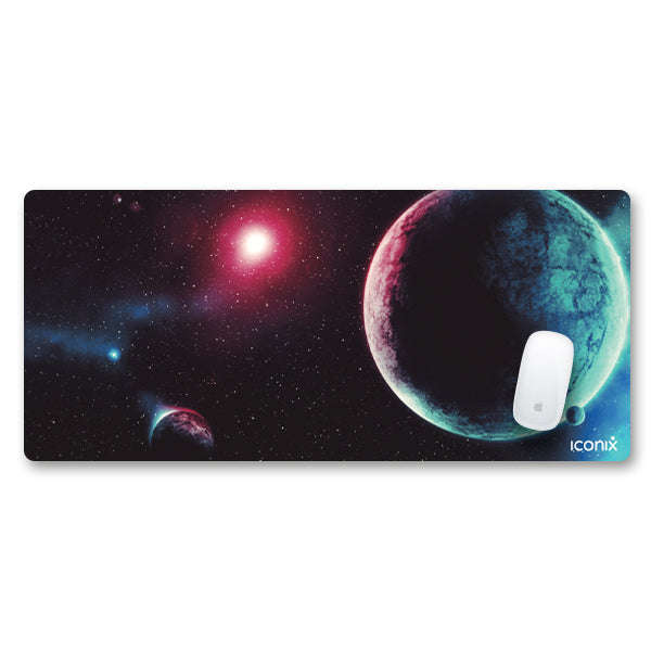 Journey In Space Full Desk XL Coverage Gaming and Office Mouse Pad