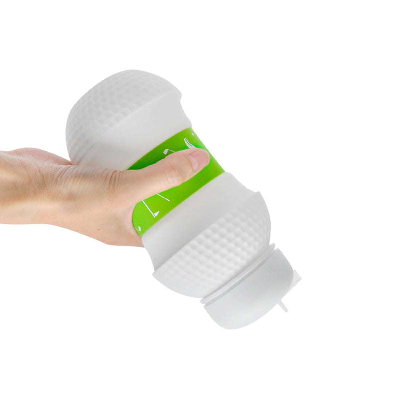 Kids Collapsible Silicone Water Bottle - Golf Ball