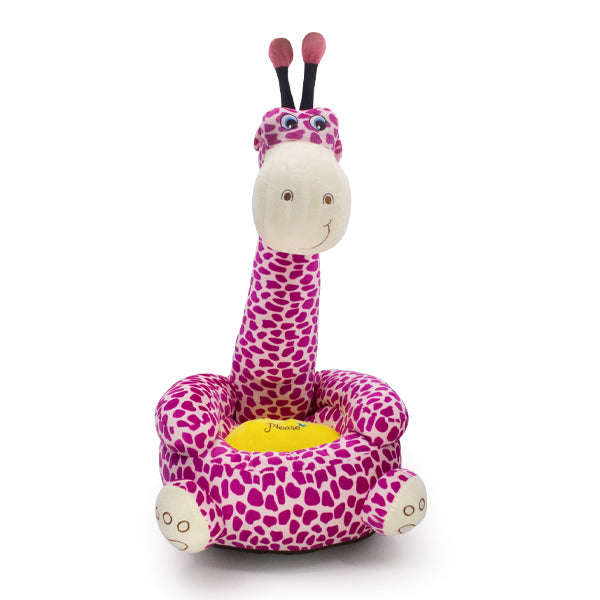 Kids mini cartoon Sofa- Pink Giraffe
