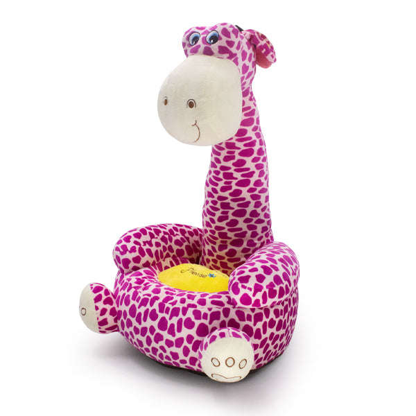 Kids mini cartoon Sofa- Pink Giraffe