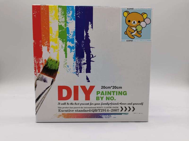 Kids Painting by Numbers - Bouncy Bear