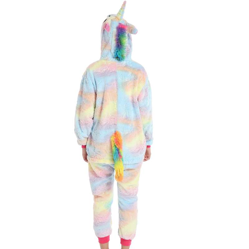 Kids Pastel Patch Glow In The Dark Unicorn Onesie