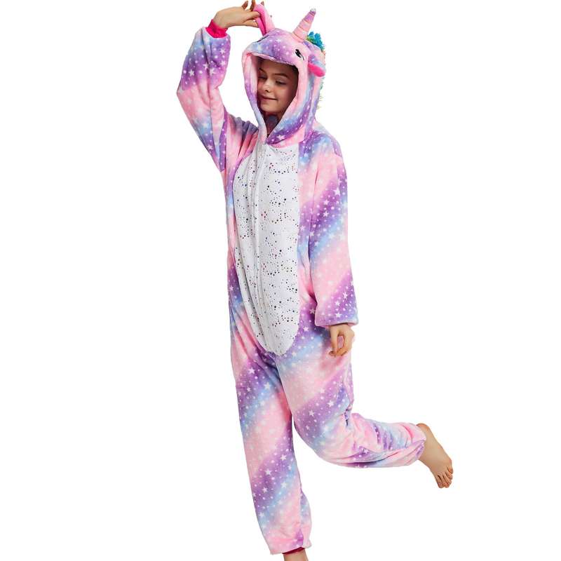 Kids Pink and Purple Pair Unicorn Onesie
