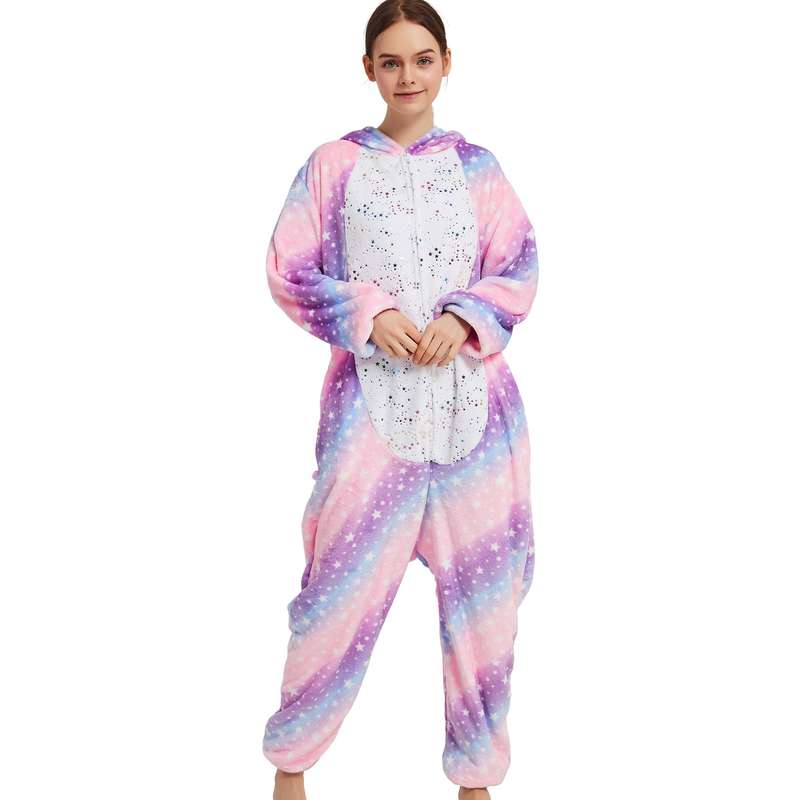 Kids Pink and Purple Pair Unicorn Onesie