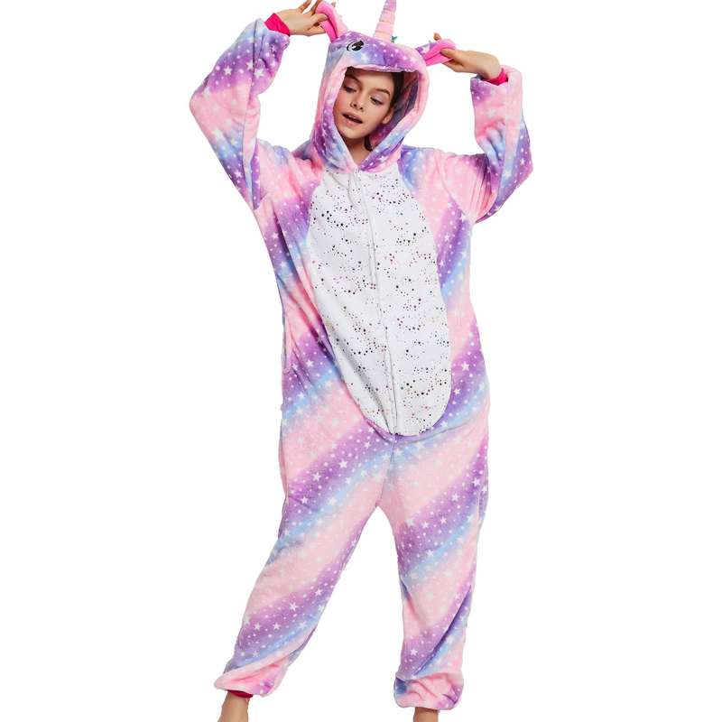 Kids Pink and Purple Pair Unicorn Onesie