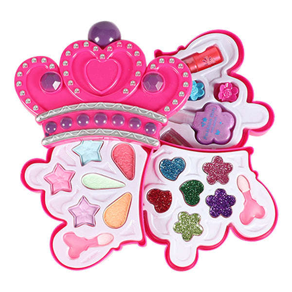 Kids Pretend 3-layer Crown Makeup Playset