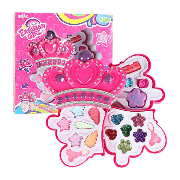 Kids Pretend 3-layer Crown Makeup Playset