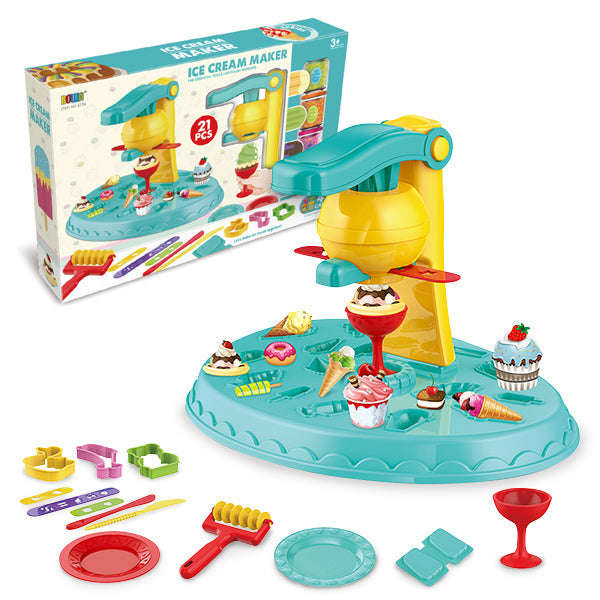 Kids Pretend Ice Cream Maker Playset
