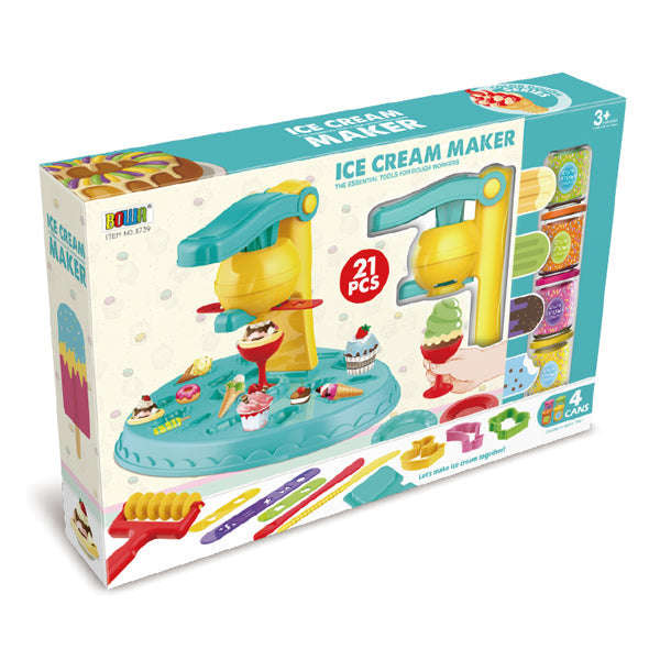 Kids Pretend Ice Cream Maker Playset