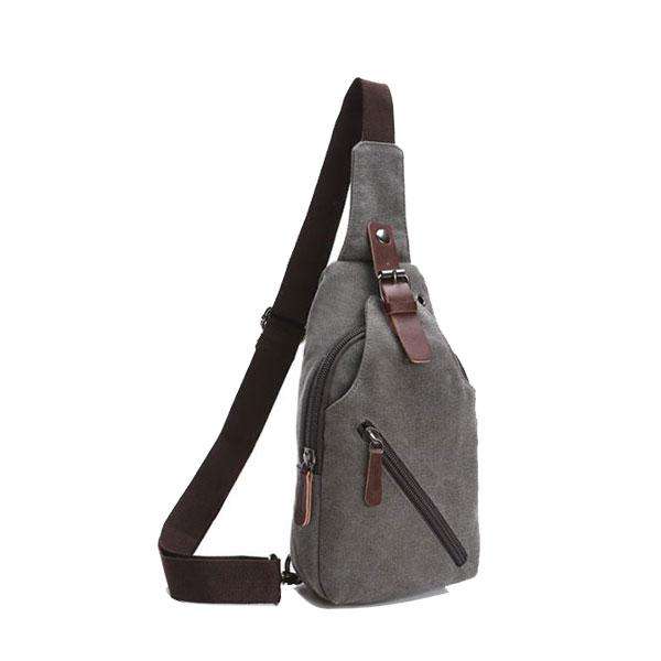 Lightweight Canvas Sling Backpack - 8824