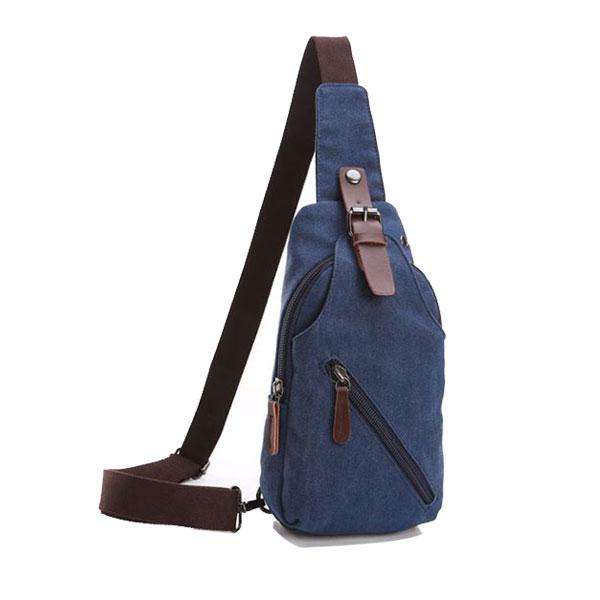 Lightweight Canvas Sling Backpack - 8824
