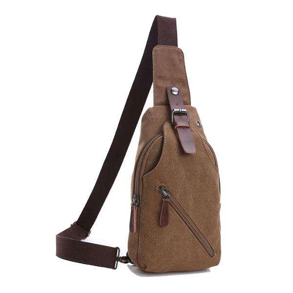 Lightweight Canvas Sling Backpack - 8824