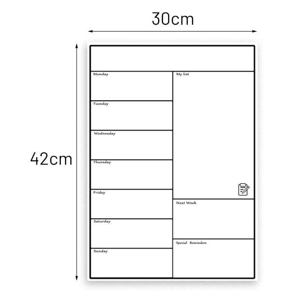 Magnetic Weekly Planner