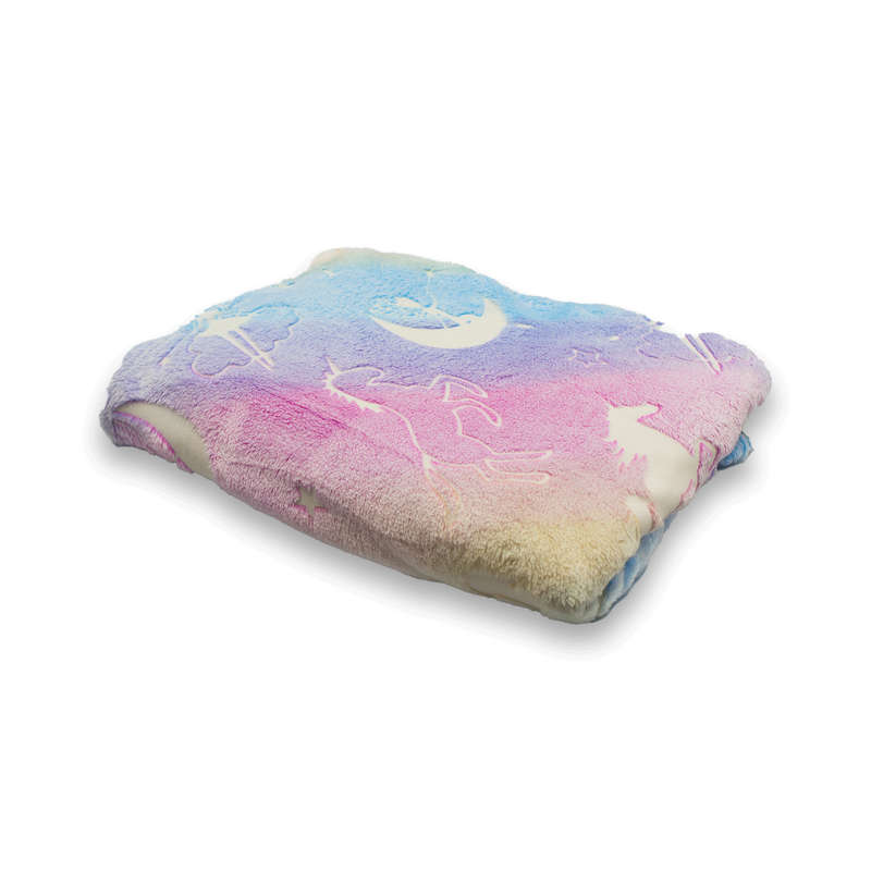 Kids Milky Way Fairies Glow In The Dark Blanket