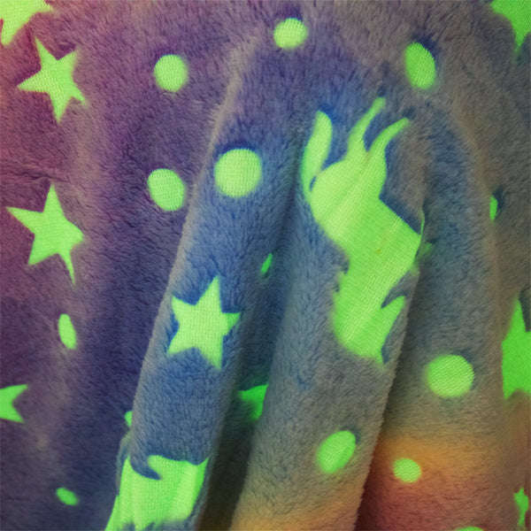 Kids Milky Way Stallions Glow In the Dark Blanket