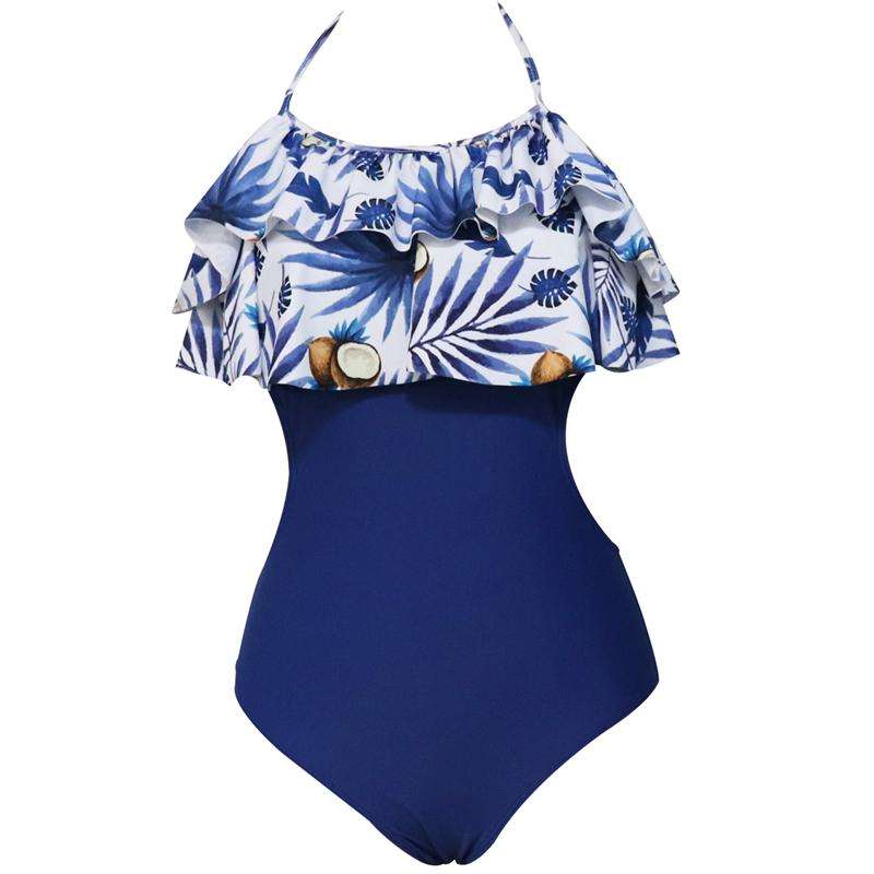 Matching Mom or Daughter Blue Crush One-Piece Swimwear