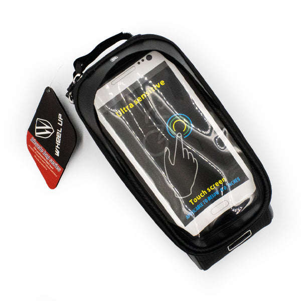 Mountable Handlebar Waterproof Phone Pouch with storage compartment B20