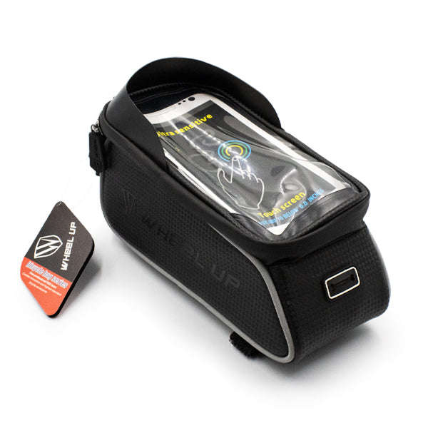 Mountable Handlebar Waterproof Phone Pouch with storage compartment B20