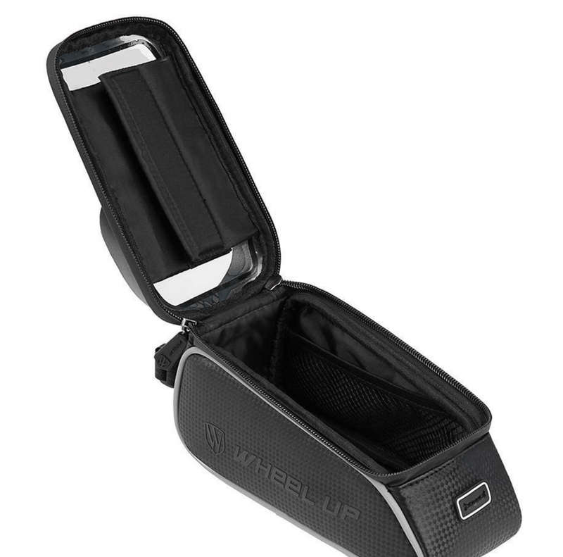 Mountable Handlebar Waterproof Phone Pouch with storage compartment B20